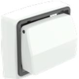 Acabamento de Válvula Branco / Compativél: Deca Hydra Max / Docol - Material: ABS / 