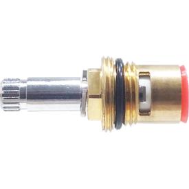 Reparo 1/4 volta para Torneira VERMELHO / M18 - Rosca 2 - Horário - Estria Deca