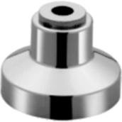 Canopla METAL para Registro Pressão ou Gaveta / 1/2 - 3/4 - 1" Deca e Similares
