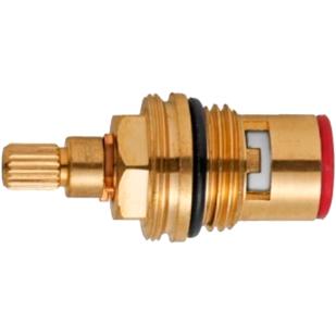 Reparo 1/4 volta para Torneira VERMELH0 / M22 - Rosca 43 - Horário - Estria Docol